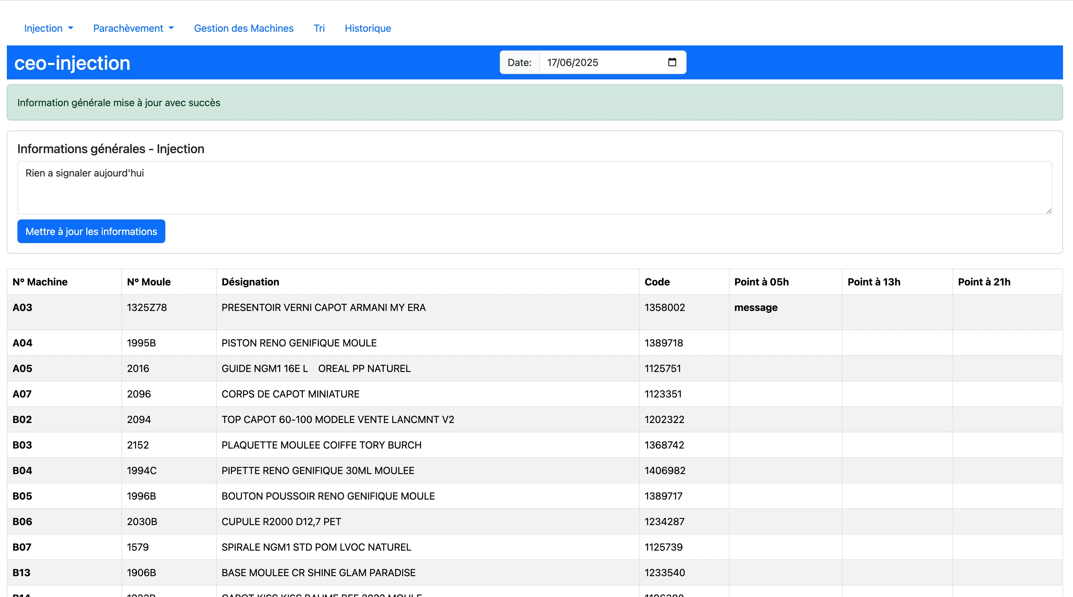 Albea Cosmetics & Fragrance - Développements PHP Laravel - Screenshot 1